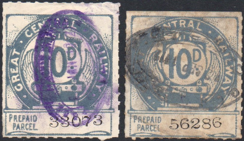 Great Central Railway Parcel Post Locomotive 1st Issue 10d
